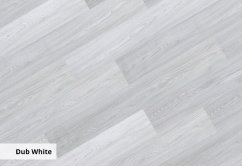 Vinylová SPC rigidní podlaha DUB WHITE s integrovanou podložkou