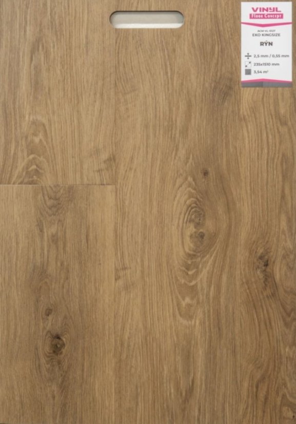 Lepená vinylová podlaha VINYL Floor Concept EKO KINGSIZE Rýn