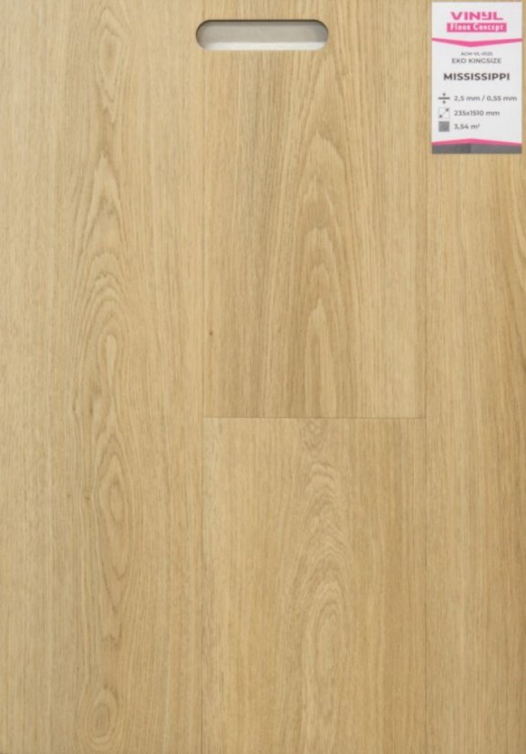 Lepená vinylová podlaha VINYL Floor Concept EKO KINGSIZE Mississippi