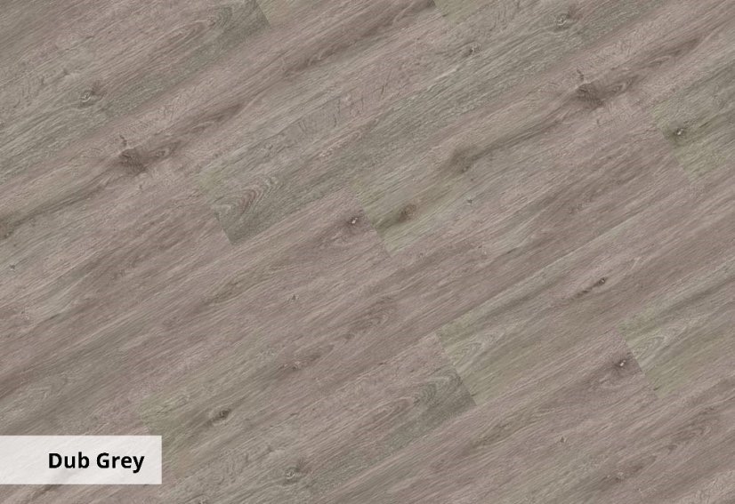 Vinylová SPC rigidní podlaha DUB GREY s integrovanou podložkou-KOPIE