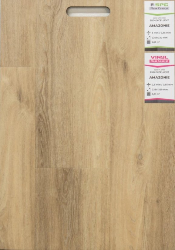 Lepená vinylová podlaha VINYL Floor Concept EKO EXCELLENT Amazonie