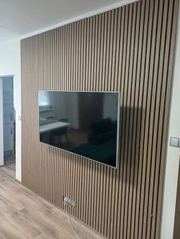 montáž akustických panelů