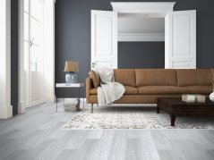 Vinylová SPC rigidní podlaha DUB WHITE s integrovanou podložkou