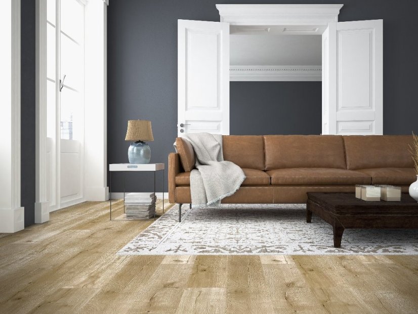 Vinylová SPC rigidní podlaha DUB RUSTIC s integrovanou podložkou